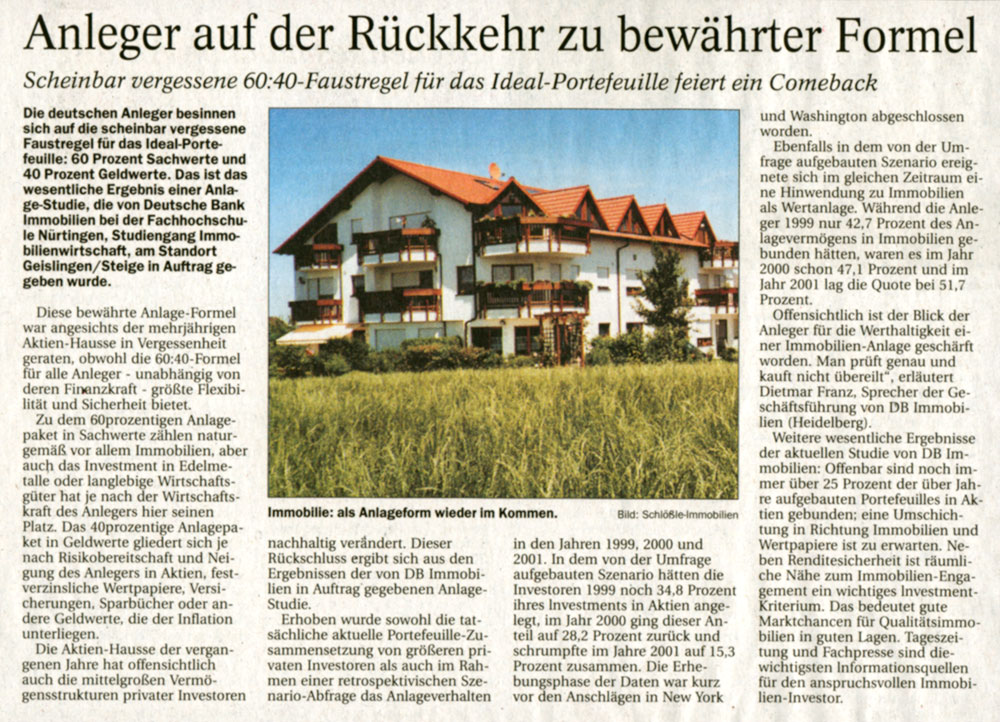presseartikel vom 26.10.2001