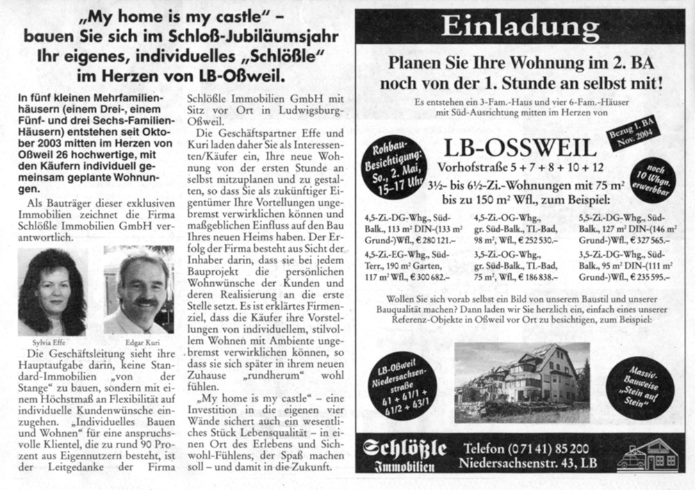 presseartikel vom 30.04.2004