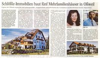 Artikelbild: Schlößle Immobilien baut fünf Mehrfamilienhäuser in Oßweil